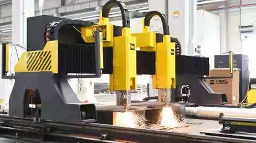 太阳城官网双头龙门激光切割机