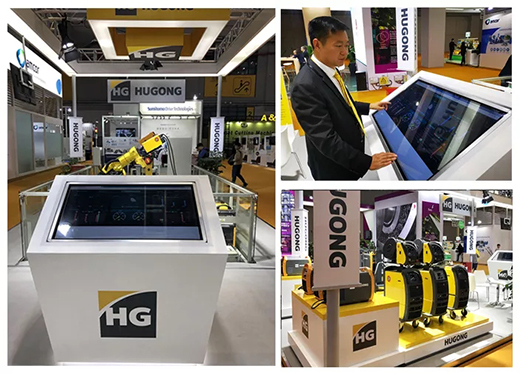 进博会首日太阳城官网意大利CEA展位展品智能焊接与切割云系统